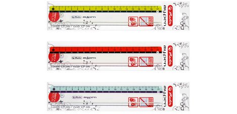 Flachlineal my.pen, Länge: 170 mm, Plastik