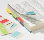 Zelfklevende notes Quick Tab Duo in PET assortiment