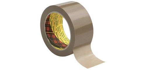 3M Packaging Adhesive Tape 6890, 50mm x 66m, Brown