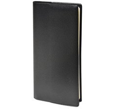 Quo Vadis - Agenda année scolaire - Spiralé - 2025-2026 - Italsept S Prestige - Semainier Horizontal - Français - Impala - Noir - 13 mois de août à août - 8,8x17 cm