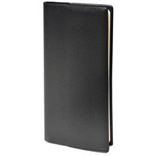 Quo Vadis - Agenda année scolaire - Spiralé - 2025-2026 - Italsept S Prestige - Semainier Horizontal - Français - Impala - Noir - 13 mois de août à août - 8,8x17 cm