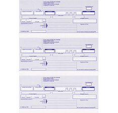 Ramette de traites normalisées, 3 par feuille
