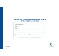Registre 'Conventions de stage Suivi des stagiaires'