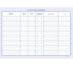 Registre 'Conventions de stage Suivi des stagiaires'