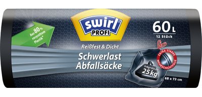 Profi Sac poubelle renforcé, 120 litres, noir