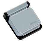 Clip magnétique S, pour fixer les informations, gris