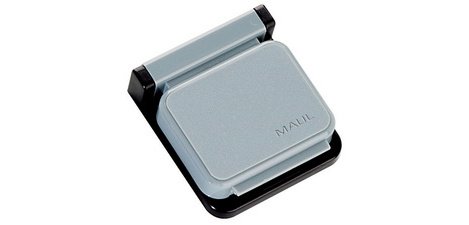 Clip magnétique S, pour fixer les informations, gris