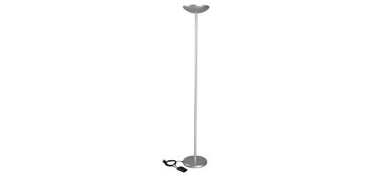Lampadaire halogène sky, dimmable, argent