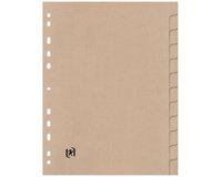 Intercalaires en carton Touareg, uni, A4, 6 touches