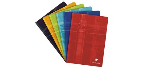 Cahier piqué A4 144 pages petits carreaux - Assortis