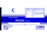 Gb_elv carnet recu avec tva 105x210 50f 231