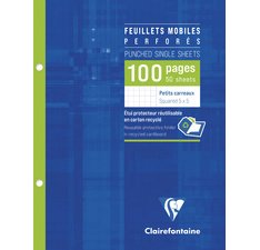 "clairefontaine single sheets white 170x220, seyes"