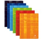 Cahier piqué 24x32 cm 96 pages ligné + marge - Assortis