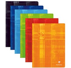 Stapled notebook 24x32cm 72sheet. sq. 5x5 - assortment