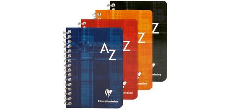 Répertoire spirale, 95 x 140 mm,quadrillé 5x5