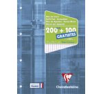 Bloc de cours, perforé, A4, quadrillé 5x5