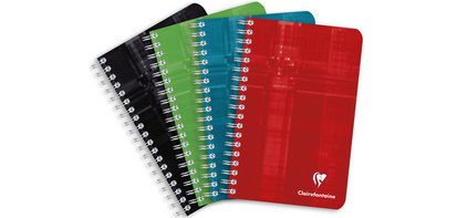 Spiral notebook, 110 x 170 mm, plain