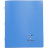Cahier piqué Koverbook 24x32 cm 96 pages grands carreaux couverture polypropylène opaque 100% recyclé - Assortis
