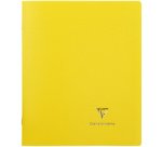 Cahier piqué Koverbook A4 96 pages grands carreaux couverture polypropylène opaque 100% recyclé - Assortis