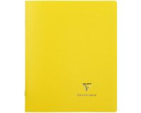 Cahier piqué Koverbook 24x32 cm 96 pages grands carreaux couverture polypropylène opaque 100% recyclé