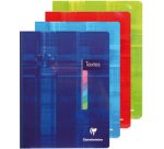 Cahier de textes brochure 17x22cm 144 pages grands carreaux Couleur aléatoire - Assortis