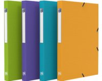 Boîte de rangement MEMPHIS, A4, dos: 25 mm, PP, noir