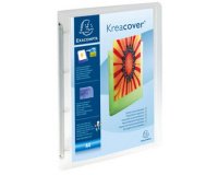 Classeur 4 anneaux 15mm polypropylène chromaline 5/10e Kreacover® - A4