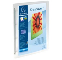 Classeur 4 anneaux 15mm polypropylène chromaline 5/10e Kreacover® - A4