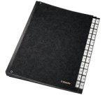 esselte Trieur carton, A4, A-Z, papier carton, noir