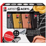 Set acrylverf 'Artist Acryl', metallic