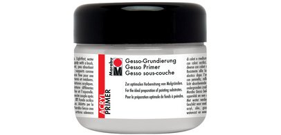 Sous-couche acrylique Gesso, 225 ml, blanc