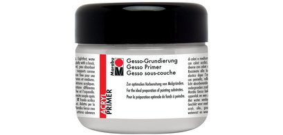 Sous-couche acrylique Gesso, 225 ml, blanc
