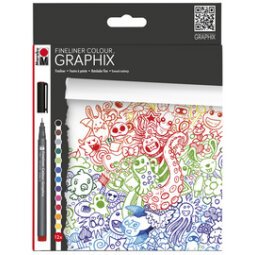 Feutre fin COLOUR GRAPHIX, 'DOODLE SUPREME', par 12