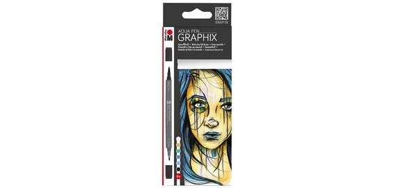 Feutres aquarellables 'GRAPHIX' METROPOLITAN,