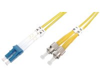 Câble Patch à fibres optiques, LC-Duplex - 2 x ST