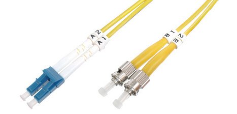 Câble Patch à fibres optiques, LC-Duplex - 2 x ST