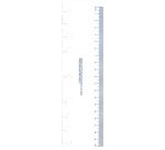 Accessoire pour agenda 'Règle', transparent
