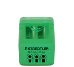 Taille-crayon à 2 trous 51260F, vert néon