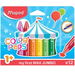 my first Crayon de cire COLOR'PEPS WAX JUMBO