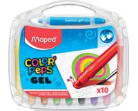 Craie gel COLOR'PEPS GEL, étui plastique de 10