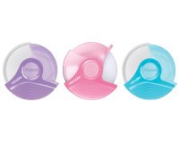 Gomme en plastique Zeona, blanc