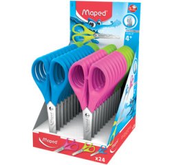 Ciseaux Pulse, longueur: 130 mm, présentoir de 24