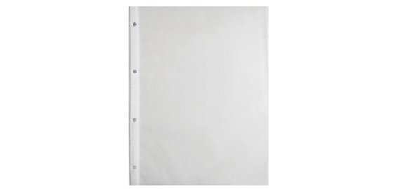 Pochette perforée, A4, film PP, grainé