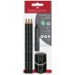 FABER-CASTELL Kit Crayon graphite GRIP 2001,  blister