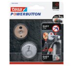 Powerbutton Crochet adhésif Universal small, chrome