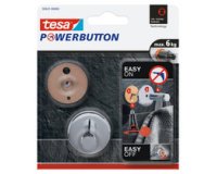 Gb_powerbutton crochet adhésif universal medium, chrome