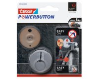 Powerbutton Zelfklevende haak Universal, large, verchroomd