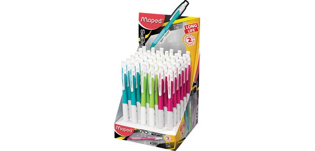 Portemine LONG LIFE, 0,7 mm, présentoir de 36