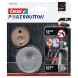 Powerbutton Crochet adhésif Classic, rond