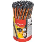 Crayon de papier BLACK'PEPS JUMBO, dureté:HB,pot de 46